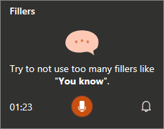 Try to not use too many fillers like &ldquo;you know&rdquo;.