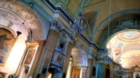 Inside a church in Eze.