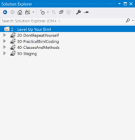 Visual Studio - Solution Folder: Scoped.