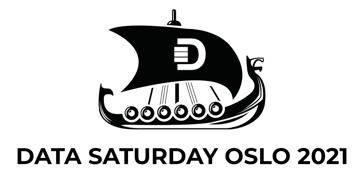 Data Saturday Oslo 2021 viking ship logo.