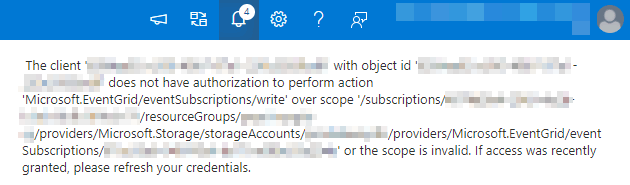 Screenshot of Azure Synapse Analytics notifications showing the details of the &ldquo;failed to activate&rdquo; error.